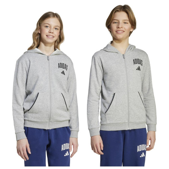 Adidas Παιδική ζακέτα Collegiate Typography French Terry Full-Zip Hoodie